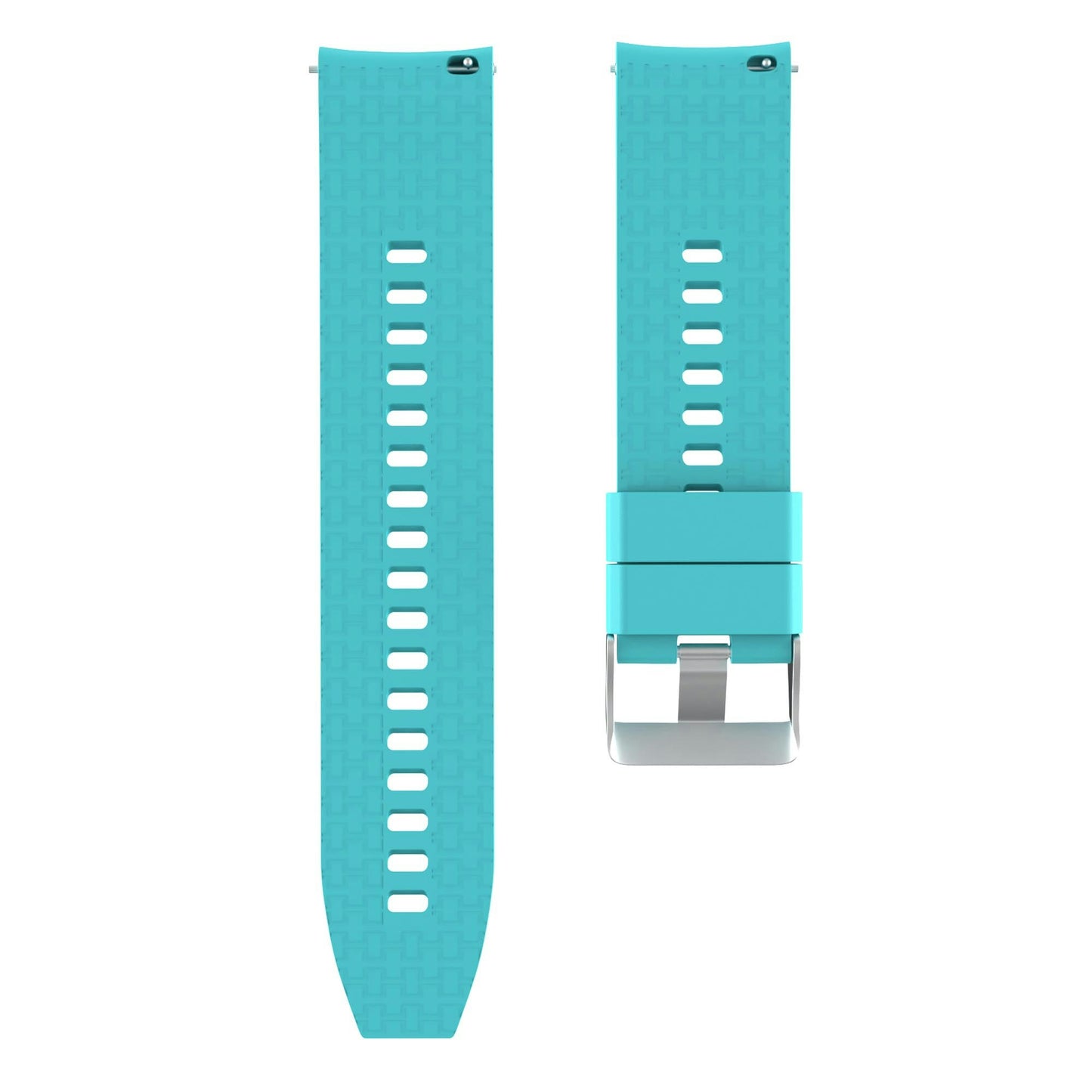 Silikonarmband Till Smartwatch 22mm Universal - Turkos 