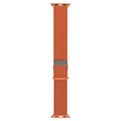   Flätat Nylonarmband Till Apple Watch - Orange