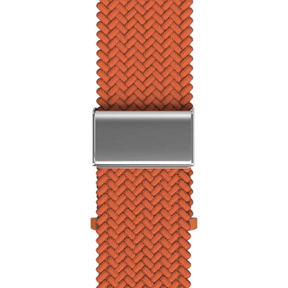   Flätat Nylonarmband Till Apple Watch - Orange