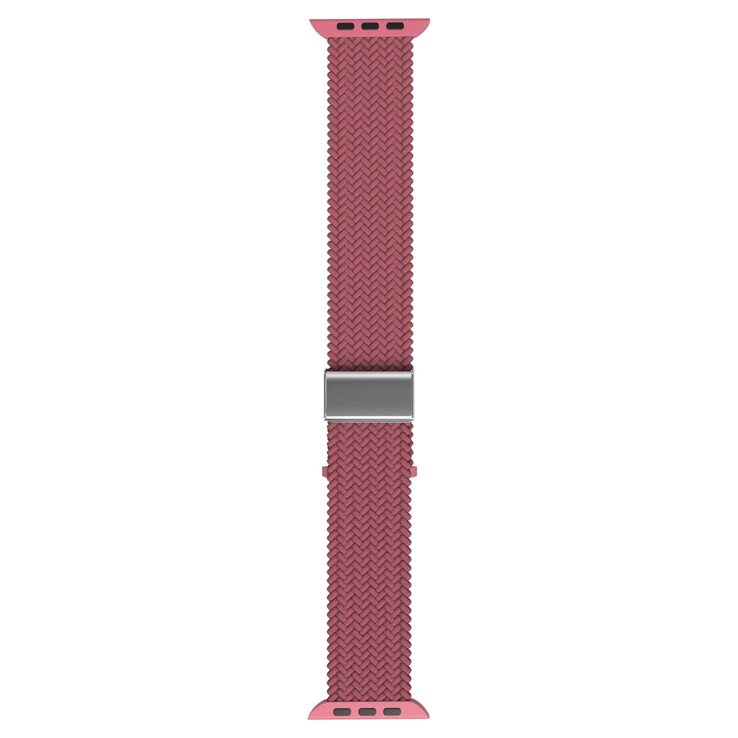 Braided nylon bracelet for Apple Watch - Pink