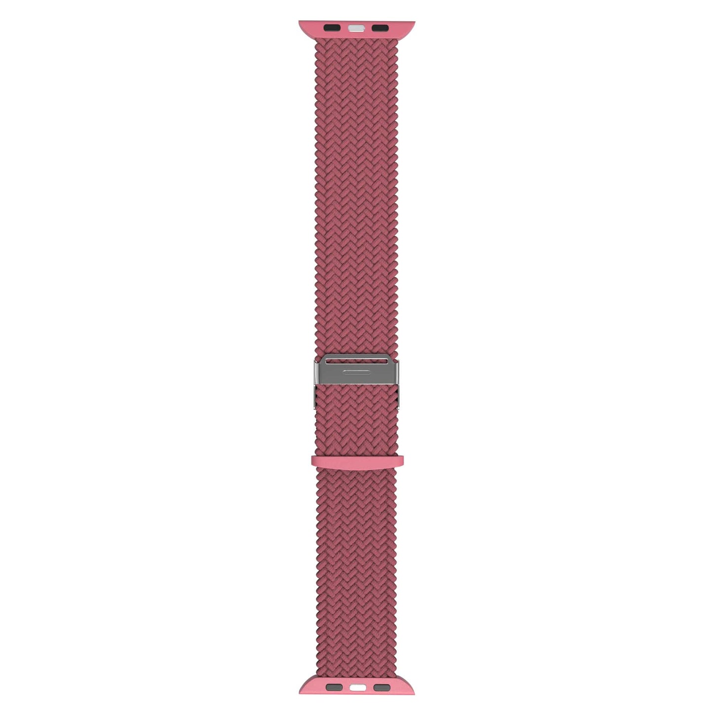 Braided nylon bracelet for Apple Watch - Pink