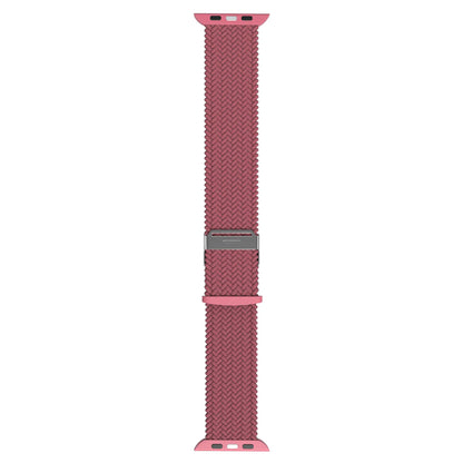 Braided nylon bracelet for Apple Watch - Pink