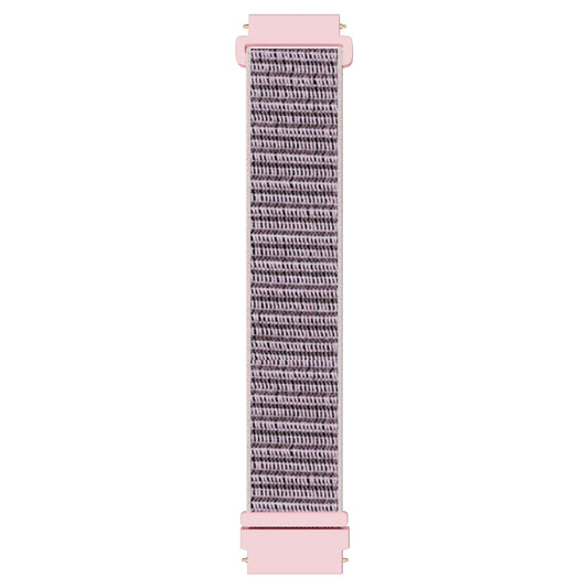 Armband För Smartwatch 22mm Nylon - Rosa 