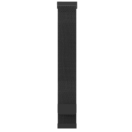 Milanese Loop Metallarmband 20mm - Svart