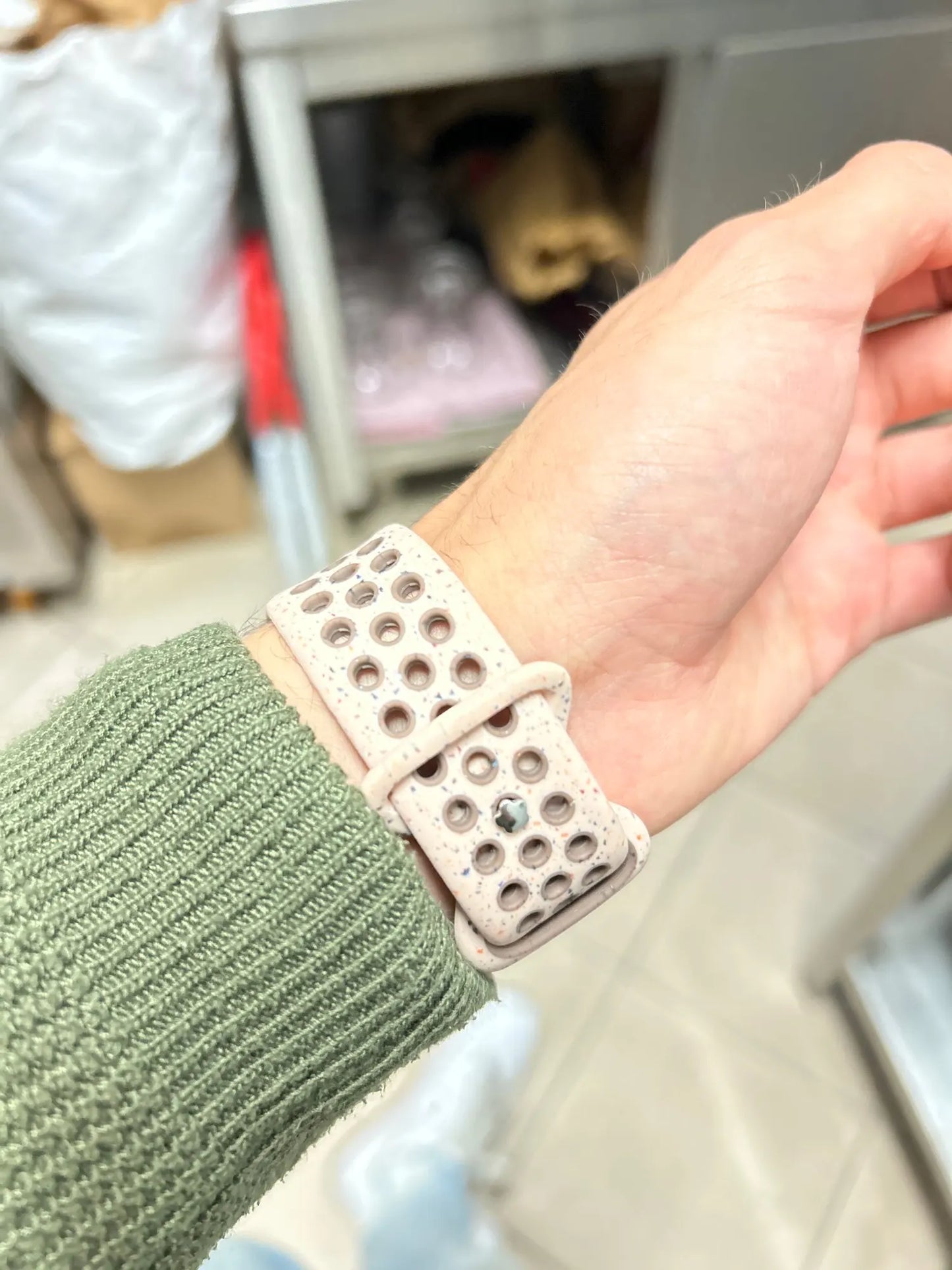 Sportarmband för Apple Watch - Beige