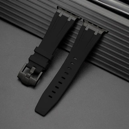 Premium silikonarmband till Apple Watch - Svart med svart