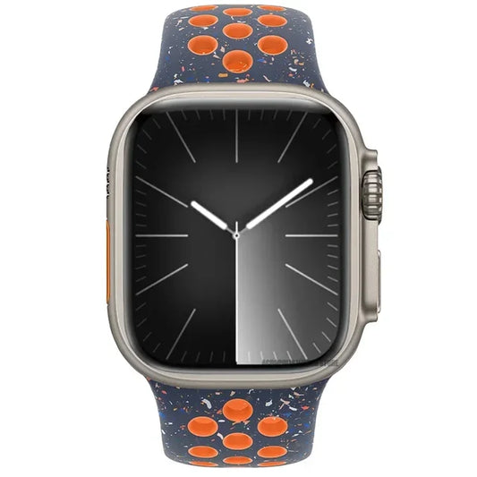 Sportarmband för Apple Watch - Blått och Orange