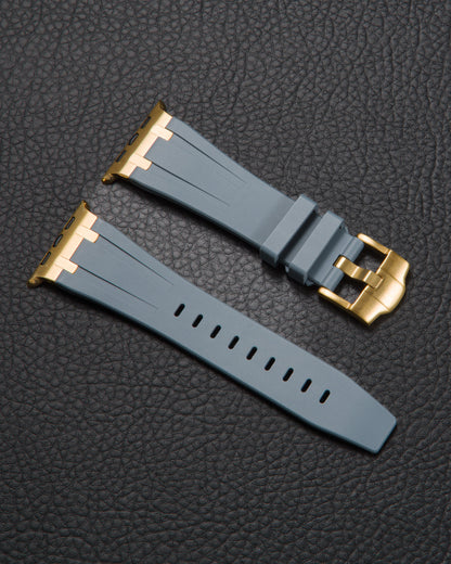 Band for Apple Watch Grey with Gold details