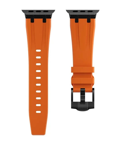 Band for Apple Watch Orange with Black details