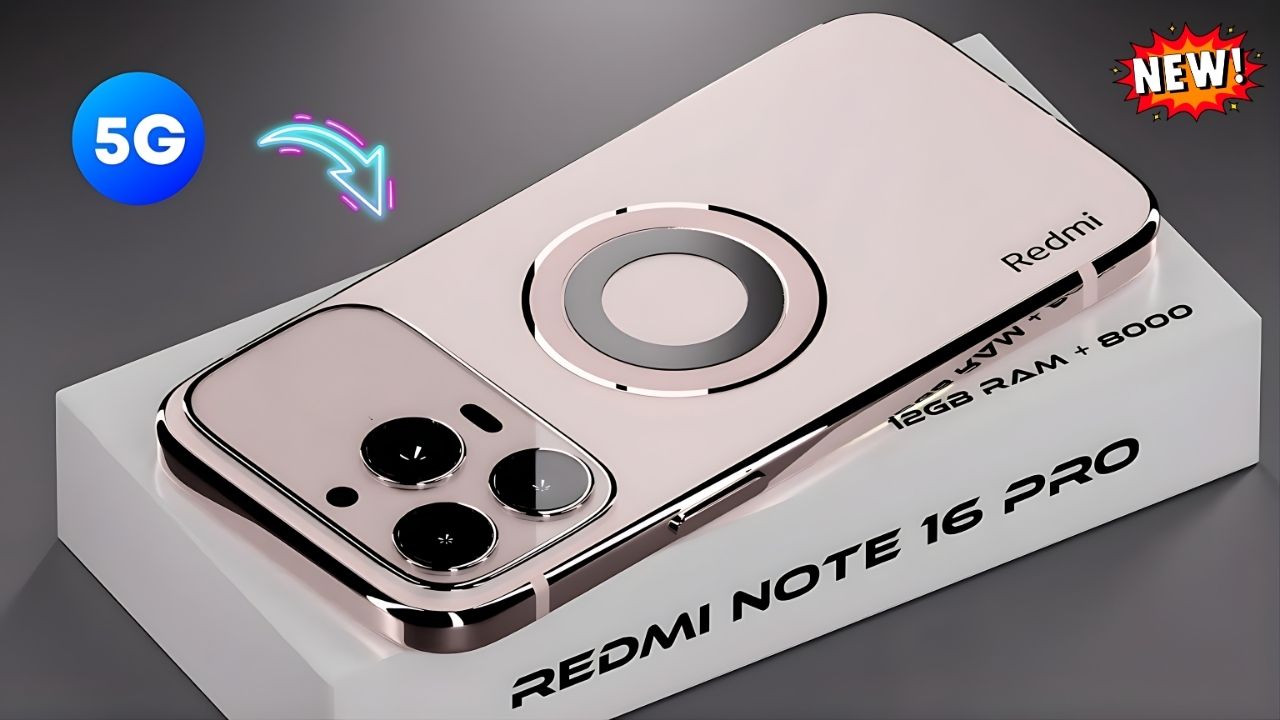 Redmi Note 16 Pro 5G Launches with 250MP Camera and Massive 7800mAh Battery
